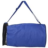 JYLSYMJa Basketball-Tragetasche Einzelschulter-Basketball-Aufbewahrungstasche Basketball-Tragetasche für 2 Basketbälle(Blau)
