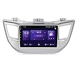 Tedyy Auto Stereo SAT NAV Geeignet für Hyundai Tucson 2014-2018 GPS Stereo Head Unit Capacitive Touch HD Carplay Radio Multimedia Eingebaute Radio System Track