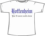 Hoffenheim - You'll Never Walk Alone; Städte Unisex T-Shirt weiß, Gr. XXXL