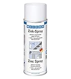 WEICON Zink-Spray 400 ml | Rostschutzfarbe für alle Metalloberflächen |Farbe: leicht angewitterte Feuerverzinkung