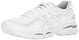 ASICS Herren Gel-Kayano 23 Laufschuh, Weiß (Weiß/Schnee/Silber), 46.5