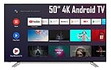 Toshiba 50UA2B63DG 50 Zoll Fernseher / Android TV (4K Ultra HD, HDR, Triple-Tuner, PVR-Ready, Smart TV, Bluetooth) [Modelljahr 2021]