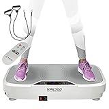 Kinetic Sports Vibrationsplatte VPX300 VITAL Trainer +leistungsstarker und leiser Motor 500Watt +Intuitiv +Leicht zu Bedienen +Fernbedienung +Trainingsposter +Trainingsbänder +Oszillation W