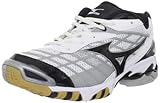 Mizuno Herren Wave Lightning RX-M, Weiß/Schwarz/Silber, 40 EU