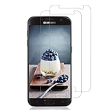 Kompatibel mit Samsung Galaxy S7 Panzerglas [2 Stück], Displayschutzfolie für Samsung S7 Schutzfolie, 9H Härte, Anti-Öl, Anti-Bläschen, Anti-Scratch, HD Displayschutz für Galaxy S7