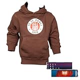 FC St. Pauli Kinder Kapuzenpullover Hoodie Pullover Logo braun + 2X FANERGY Traubenzucker (104)