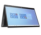 HP ENVY x360 13-ay0286ng (13,3 Zoll / FHD Touch IPS) 2in1 Convertible Laptop (AMD Ryzen 7 4700U, 16GB DDR4 RAM, 1TB SSD, AMD Radeon RX Vega 7, Windows 10, QWERTZ) schw