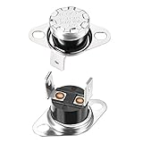 sourcing map 2Stk Temperaturschalter Thermostat Normalerweise geschlossen 90 ° C 10A NC