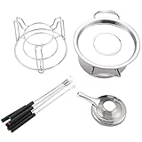Stuurvnee 10 Teiliges Set Multi Funktionale Edelstahl EIS Schokolade KKse Heii Topf Schmelz Tiegel Fondue Set Küchen Zub