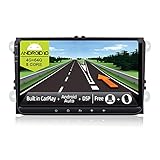 JOYX Android 10 Autoradio Passt für VW Passat/Golf/Skoda/Seat - 4G+64G - Eingebaut DSP Carplay Android Auto - Rückfahrkamera Canbus KOSTENLOS - 9 Zoll - Mit DAB Lenkradsteuerung 4G WiFi Bluetooth5.0