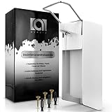 Avaura® Eurospender [500ml] - Hochwertiger Seifenspender inkl. Wandbefestigung - Desinfektionsspender mit hygienischer Leerflasche - Desinfektionsmittelspender mit Wandmontag