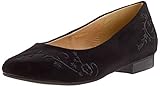 HIRSCHKOGEL Damen 3592709 Geschlossene Ballerinas, Schwarz Schwarz, 39 EU