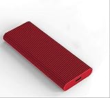 External Hard Drive, Hard Drive Portable Slim External Hard Drive USB 2.0 1TB 2TB Compatible with PC, Laptop and Mac(2TB,red-zhq3)