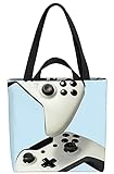 VOID Gamepads Gamer Spiele Tasche 33x33x14cm,15l Einkaufs-Beutel Shopper Einkaufs-Tasche Bag