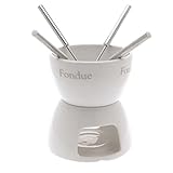 Excellent Houseware 411697 Chocolade fondue Set 4 Keramik schok