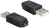 Delock Adapter USB Micro-A+B Buchse zu USB2.0-A Steck
