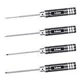 NEEWER Titan-Nitrid TiNi Schraubendreher 4 Werkzeug Set/4 teiliges Set 1.5mm/2mm/2.5mm/3.0