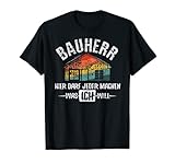 Bauherr 2022 Retro Partneroutfit - Baubeginn Hauskauf T-S