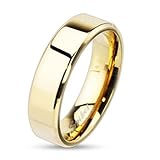 Paula & Fritz® Ring aus Edelstahl Chirurgenstahl 316Lring 8mm breit verg