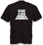 T-Shirt Herren Eisenbahn Spur N 1:160 Modelleisenbahn Dampflok Lok Lokomotive Modellbau Gr. XXL