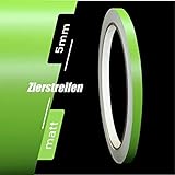 siviwonder Zierstreifen Matt lindgrün grün lind 5mm Aufkleber Länge 10m Auto Boot Klebeband Stick