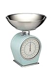 KitchenCraft Living Nostalgia Mechanische Küchenwaage, Traditionelle Waage in Vintage-Optik, Back- und Kochzubehör, 4 kg (8 lbs) – Vintage B