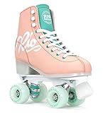 Rio Roller Script Retro Rollschuhe Disco Roller pfirsich peach/green, 40.5