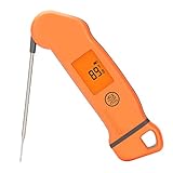 Inkbird Fleischthermometer,USB Wiederaufladbar Fleischthermometer Digitale IHT-1S, IP67 Wasserfest Kochthermometer Küchenthermometer, Grillthermometer für Braten, BBQ, Baby-Ernährung