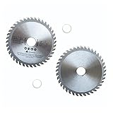 XUJIE I 115/125 mm 40 Zähne Hartmetall-Rundsägeblatt Holz Trennscheibe kompatibel mit Metall Spanplatten Schneiden kompatibel mit Makita Winkelschleifer-Zubehö