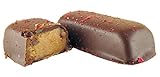 Himbeer Marzipan Praline Honig / ohne weiteren Zuckerzusatz / in Zuckerfrei Bitter-Schokolade / Bio, Glutenfrei und Lactosefrei / 9Stück -100 G