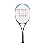 Wilson Tennisschläger Ultra Power 25, Für Kinder von 9 - 10 Jahren, Graphit/Aluminium/Fiberglas, Blau/Grau/Schwarz, WR055710U