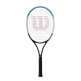 Wilson Tennisschläger Ultra Power 25, Für Kinder von 9 - 10 Jahren, Graphit/Aluminium/Fiberglas, Blau/Grau/Schwarz, WR055710U