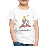 Spreadshirt Der Kleine Prinz Porträt Kinder Premium T-Shirt, 122-128, Weiß