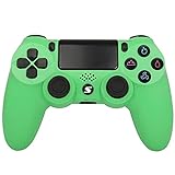 Jnsio Wireless Controller für PS4, Game Controller Gamepad mit Turbo/Touchpanel-Spielbrett mit doppelter Vibration/6-Axis Gyro Funktion/Mini-LED-Lenk