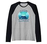 Preserve & Protect Umweltschutz Klimaschutz Bär Silhouette Rag