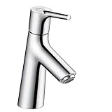 hansgrohe Wasserhahn Talis S CoolStart (Armatur mit Auslauf Höhe 80mm und Zugstangen-Ablaufgarnitur) C