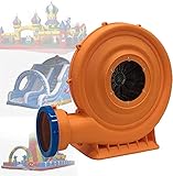 GAOJINXIURZ Garten Außen Hüpfburg Gebläse Inflator Im Freien, Hochleistungsgebläse, Tragbare Schnelle Luftpumpe, Zur Trampolin-Inflation, Hochleistungs-Orange (Color : Orange, Size : 1100W)