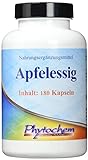 APFELESSIG | 495 mg Apfelessig Pulver pro Kapsel | 180 Kapseln | Premium Qualität aus D