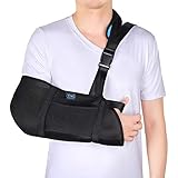 Armschlinge für Gebrochenen Arm, Armschlinge Schulter Bandage Schulterschlinge Gepolstert mit Schnallendesign für Handgelenk, Ellenbogen, Schulterverletzungen für Damen und Herren, link