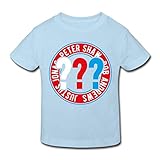 Spreadshirt Die DREI Fragezeichen Kids Logo Kreis Kinder Bio-T-Shirt, 110-116, Hellb