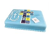 Cake Company Tortendeko Kommunion blau Junge | Kuchen und Torten schnell und einfach dek