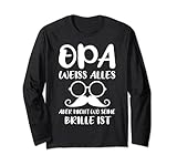 Opa Weiss Alles Spruch Brille Lustig Opas Lang