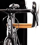 Bike Stix® Fahrrad Wandhalterung aus Holz - Super hochwertige Auflage der Fahrradhalterung - Minimalistisches Design aus Eiche für Rennrad, Fahrrad und MTB (Rennrad Eiche)