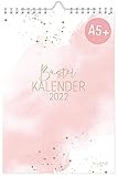 A5+ Bastelkalender 2022 [Blush] von Trendstuff by Häfft | Fotokalender, DIY-Kalender, Kreativ-Kalender, Geburtstags-Kalender zum Selbstgestalten | nachhaltig & k