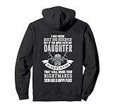 Backprint I may seem quit but don´t mess with my daughter Pullover H