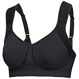 Schiesser Damen Bra, Vario Sport-BH, Schwarz (Schwarz 000), 90B(Herstellergröße: 090B)