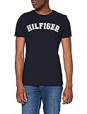 Tommy Hilfiger Herren T-Shirt SS Tee Logo, Blau (Navy Blazer 416), M