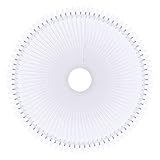 DOITEM Nylon Unsichtbar Reißverschlüsse, 30cm lang, 2.3cm breit für Kleidung Tasche Mäppchen Kissenbezug, Weiß 65 Stück