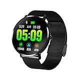 N \ A Smart Watch, Unterstützung bei der Überprüfung von Informationen zu Social Media-Software, IP68 wasserdicht, 8 Sportmodi, Smart Watch für Android- und iOS-T