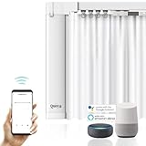 Quoya Smart Curtain Track AX200 Ausziehbare Schiene mit Elektromotor, App, Sprache, Fernbedienung (kompatibel mit Alexa, Google, Siri)